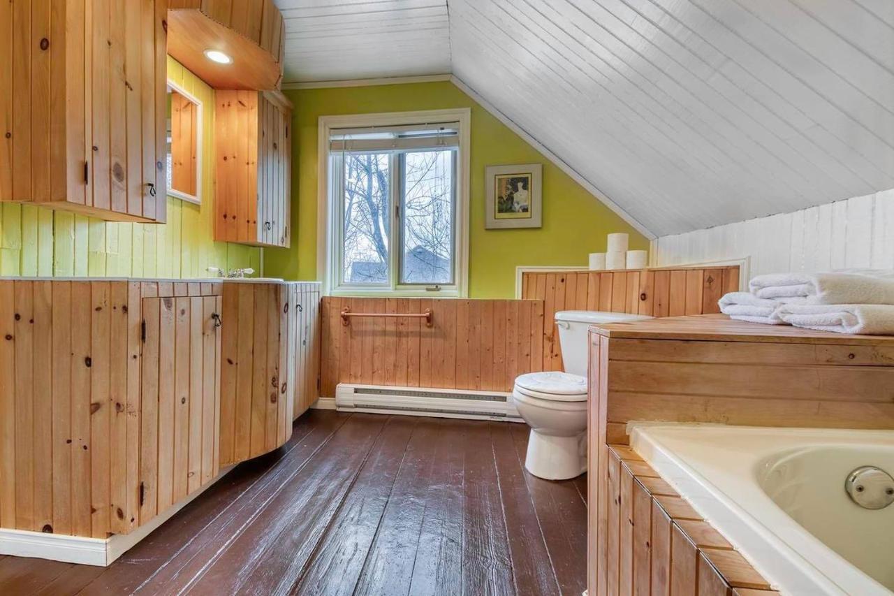 Villa Chalet Centenaire Mauricie Saint Roch de Mekinac Exterior foto